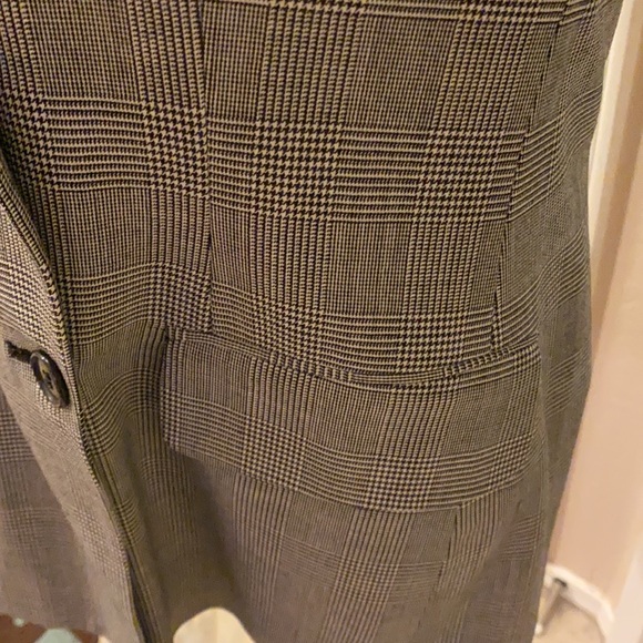 DKNY Double-breasted Glen Plaid Blazer - Picture 7 of 16